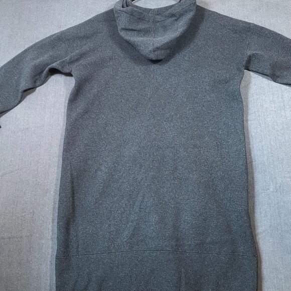 Madewell Womens Gray Hooded Sweater Dress Size S Cotton Blend - Picture 10 of 10